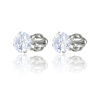 Strieborné 6mm náušnice na skrutku MIA so zirkónom kúpite len u OLIVIE.cz.