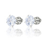 Strieborné 7mm náušnice na skrutku MIA so zirkónom kúpite jedine u OLIVIE.cz.