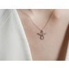 Strieborný náhrdelník ANDĚL od OLIVIE.cz. Najkrajší darček pre ženu na Vianoce, narodeniny alebo výročie.