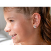 Strieborné náušnice na skrutku ŠTĚŇÁTKO vykúkajúce zo srdiečka. Najkrajší darček z lásky pre deti, ale aj dospelé ženy. Kúpite len u OLIVIE.cz