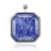 Strieborný pánsky prívesok BLUE SODALIT, luxusný darček pre muža, otecka, partnera, manžela. Kúpite u OLIVIE.cz