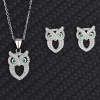 Strieborná sada šperkov SOVIČKY od OLIVIE.cz