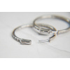 Strieborné 3cm KRUHY s poistkou - s unikátnym bezpečnostným zapínaním od OLIVIE.cz