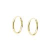 7311 Strieborné 16mm KRÚŽKY GOLD