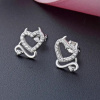 Strieborné náušnice ČERTICE - dokonalý darček pre vašu vášnivú partnerku! Strieborníctvo OLIVIE.cz.