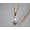 Strieborný luxusný náhrdelník PERLA GOLD