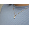Strieborný luxusný náhrdelník PERLA GOLD