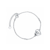 Strieborný náramok kôň v srdci šperky OLIVIE.cz