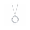 Strieborný náhrdelník kruh šperky OLIVIE.cz
