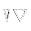8642 Strieborné náušnice TROJUHOLNÍK