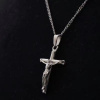 Strieborný náhrdelník KRÍŽ S JEŽIŠOM