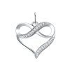 Strieborný prívesok SRDCE & NEKONEČNO z rodinného šperkárstva Olivie.