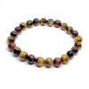 Guľôčkový náramok 8mm TYGRIE OKO 3 farby, prírodný kameň od Olivie.