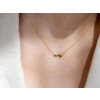 9457 Strieborný náhrdelník KAPKA GOLD od OLIVIE.cz