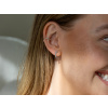 9468 Strieborné náušnice KAP MINI od OLIVIE.cz