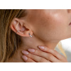 9468 Strieborné náušnice KAP MINI od OLIVIE.cz