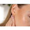 9469 Strieborné náušnice KAP GOLD MINI od OLIVIE.cz