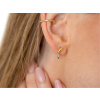 9469 Strieborné náušnice KAP GOLD MINI od OLIVIE.cz