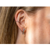 9470 Strieborné náušnice KAP od OLIVIE.cz