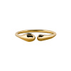 9463 Strieborný prsteň KVAPKA GOLD