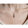Strieborný náhrdelník 1ct MOISSANITE od Olivie.