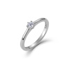 Zásnubný strieborný prsteň DIAMANT 0,2ct od Olivie.