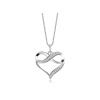 Strieborný náhrdelník SRDCE & NEKONEČNO od OLIVIE