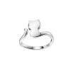 Strieborný prsteň MAČKA s nastaviteľnou veľkosťou kúpite u OLIVIE