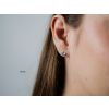 Strieborné náušnice ČIRÉ od Olivie.