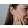 Strieborné náušnice RUŽOVÉ od Olivie.