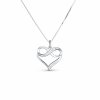 Strieborný náhrdelník SRDCE & NEKONEČNO od OLIVIE.sk