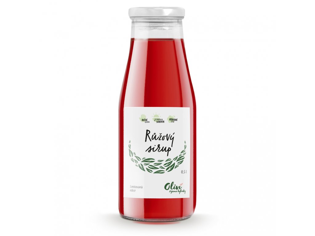 sirup produktovka ruzovy