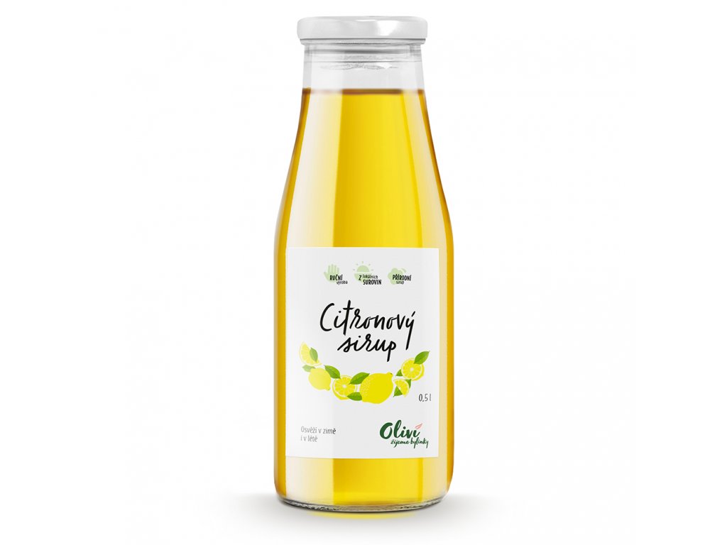 sirup produktovka citronovy