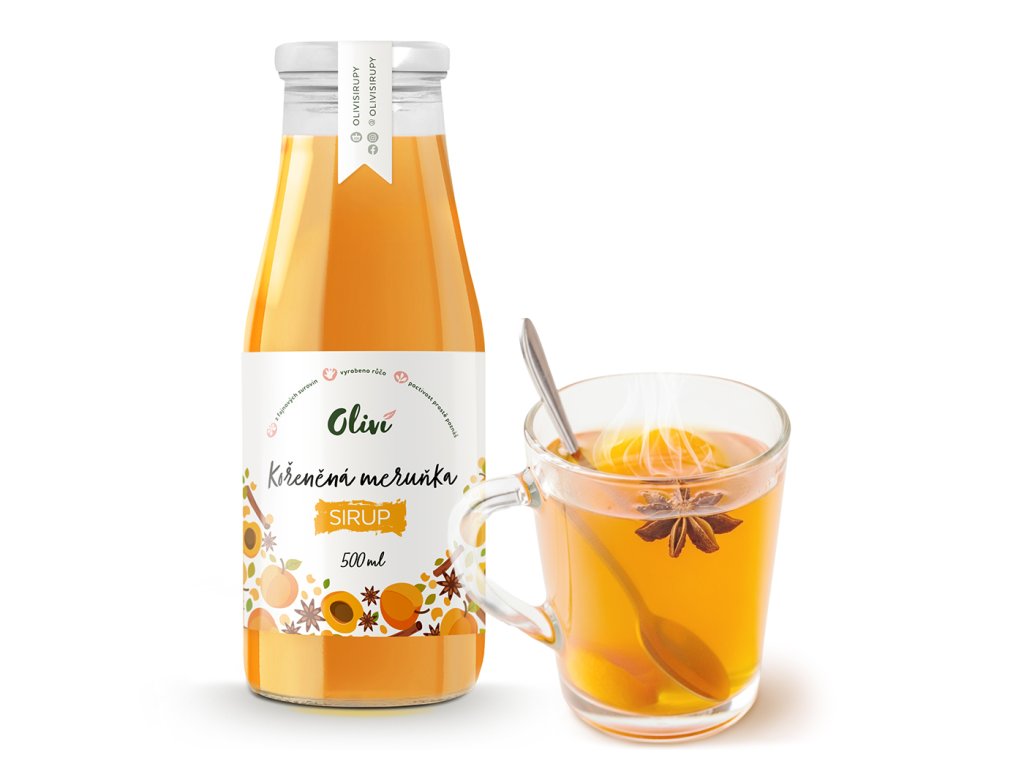 olivi sirup korenena merunka drink