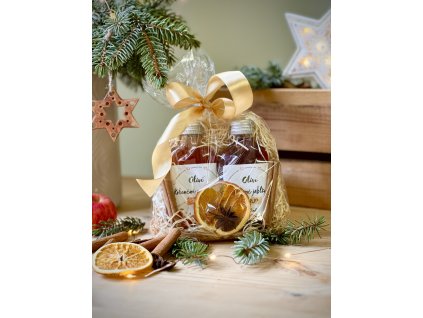 Dárkový balíček - Na zahřátí jablko a meruňka