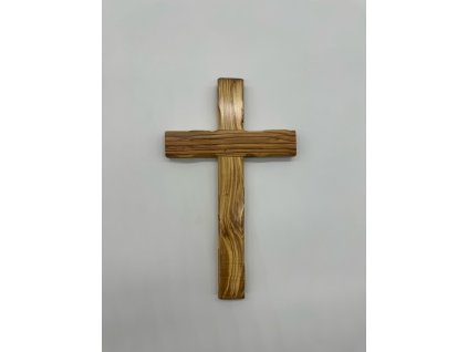 Dřevěný kříž hladký 25 cm