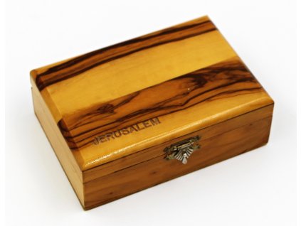 Dřevěná krabička jerusalem