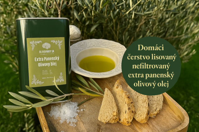 Domáci olivový olej