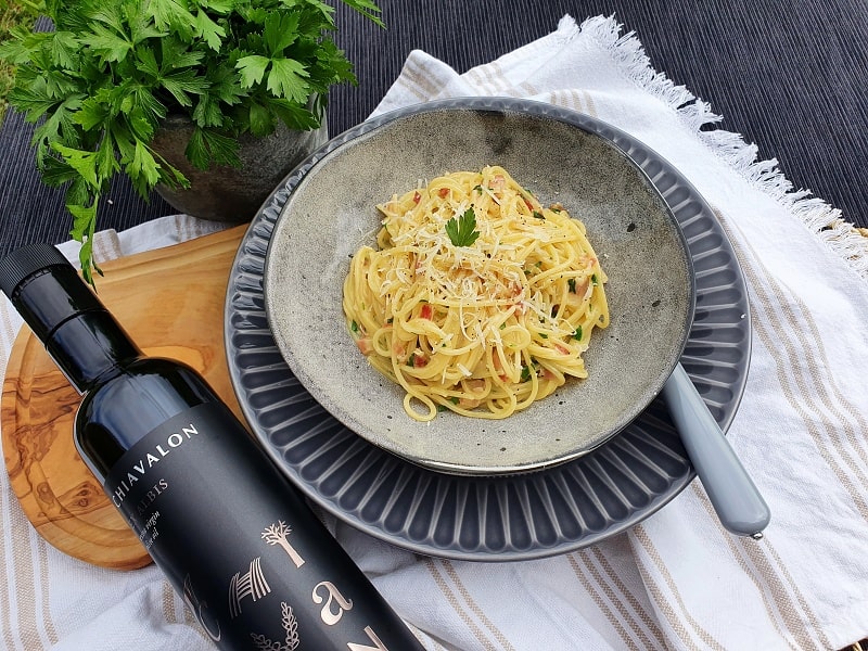 Jednoduchý recept na špagety Carbonara