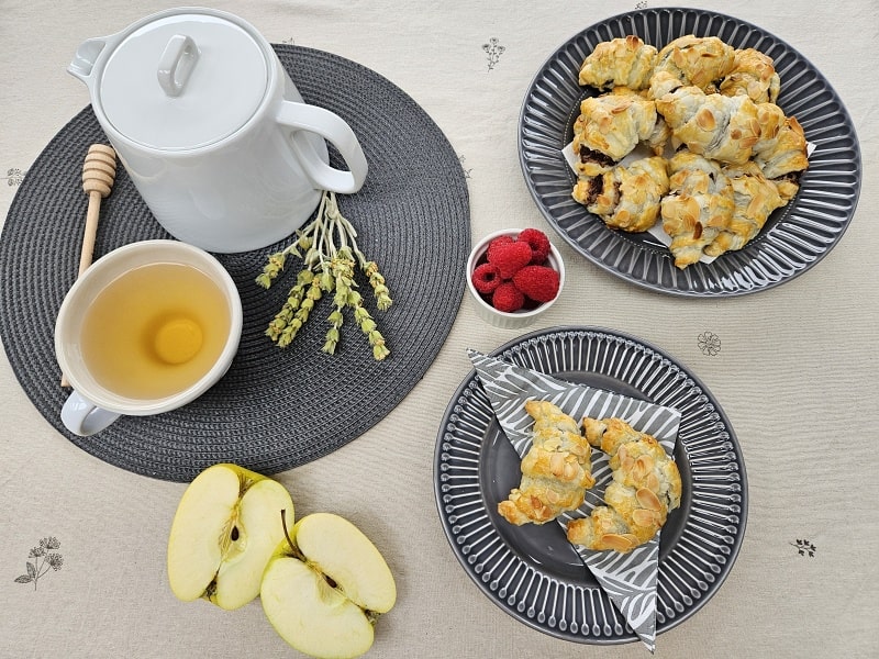 Domácí croissanty s mandlovým krémem