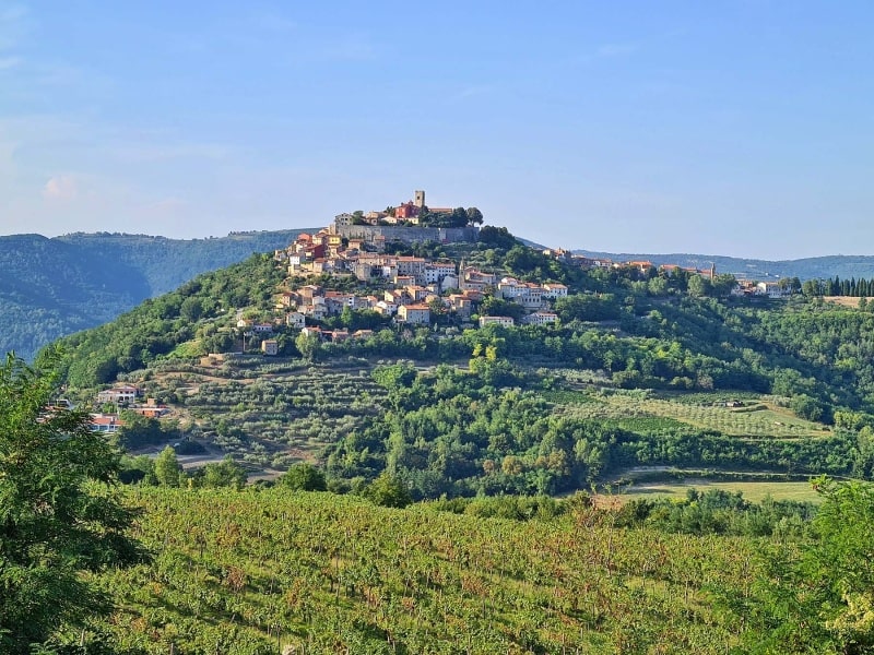 Motovun – městečko na kopci