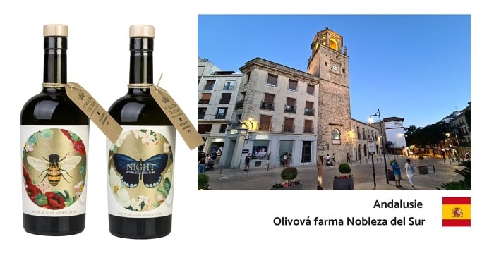 Olivový olej Nobleza del Sur z regionu Jaen v Andalusii
