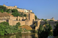  Pohled na Toledo od řeky Tajo
