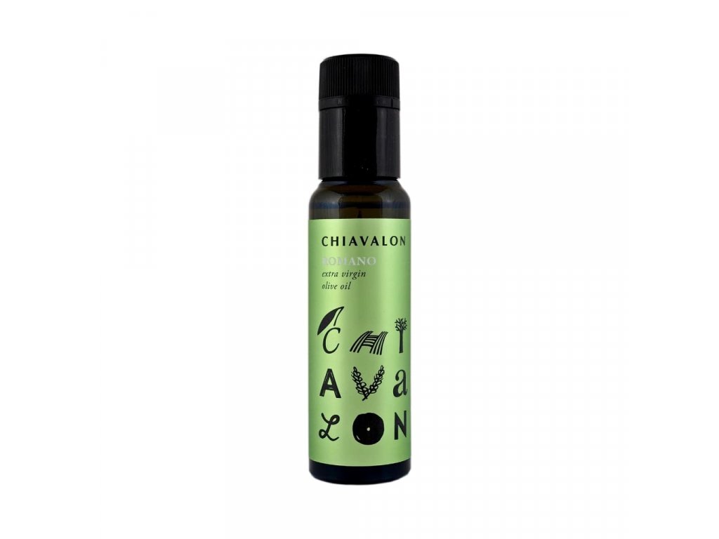Testovací vzorek jemného extra panenského olivového oleje Chiavalon Romano