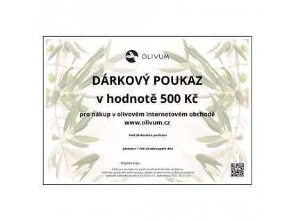 Dárkový poukaz 500 Kč