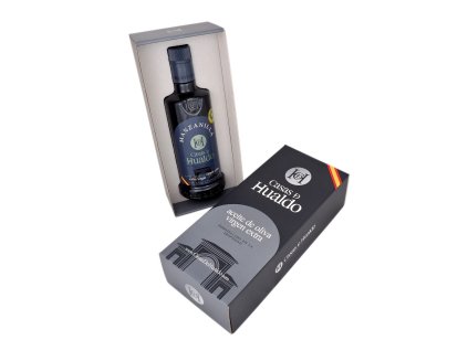 Prémiový extra panenský olivový olej Casas de Hualdo Manzanilla 500ml v dárkovém balení
