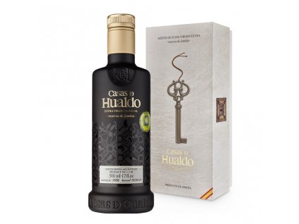 Casas de Hualdo Reserva de Familia 500 ml – prémiový extra panenský olivový olej v luxusním dárkovém balení