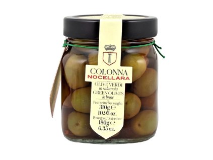 Zelené nakládané olivy Nocellara di Colonna 180 g min