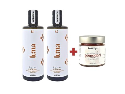 2x Lamacupa Luma 500 ml + krém ze sušených rajčat