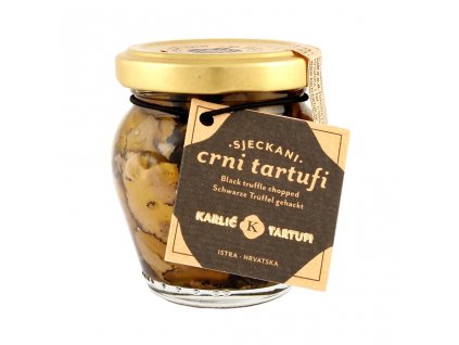 Karlić - Plátky černých lanýžů (Sjeckani crni Tartufi)